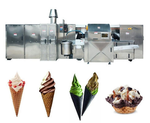 Commercial 4000 pcs/hour Ice Cream Sugar Cone Making Machine